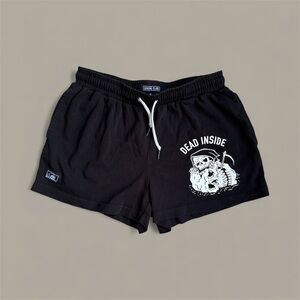 Grim Club Black Women's Athletic Shorts [S]